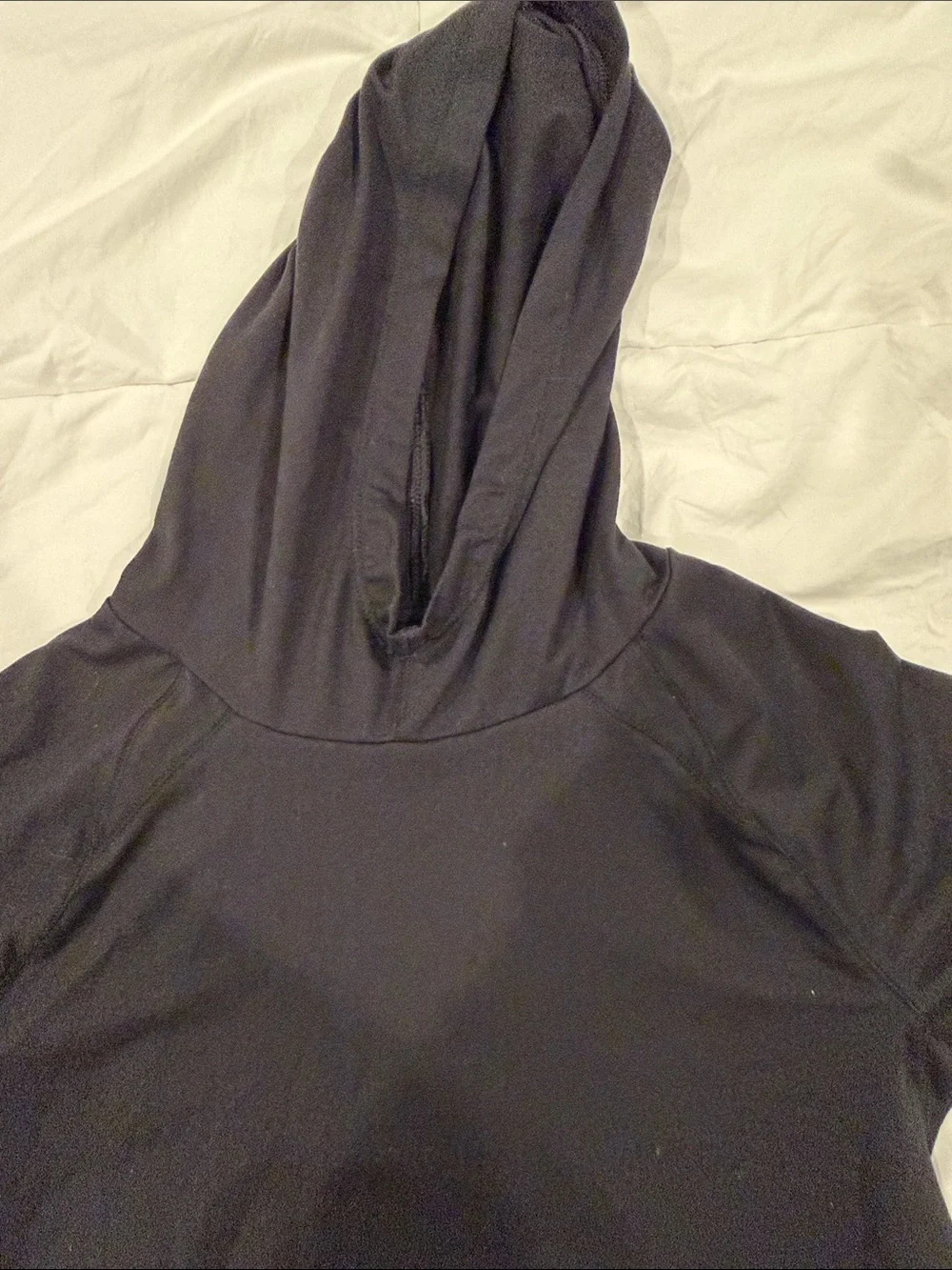Crewcuts Black Hooded Pullover Sweatshirt